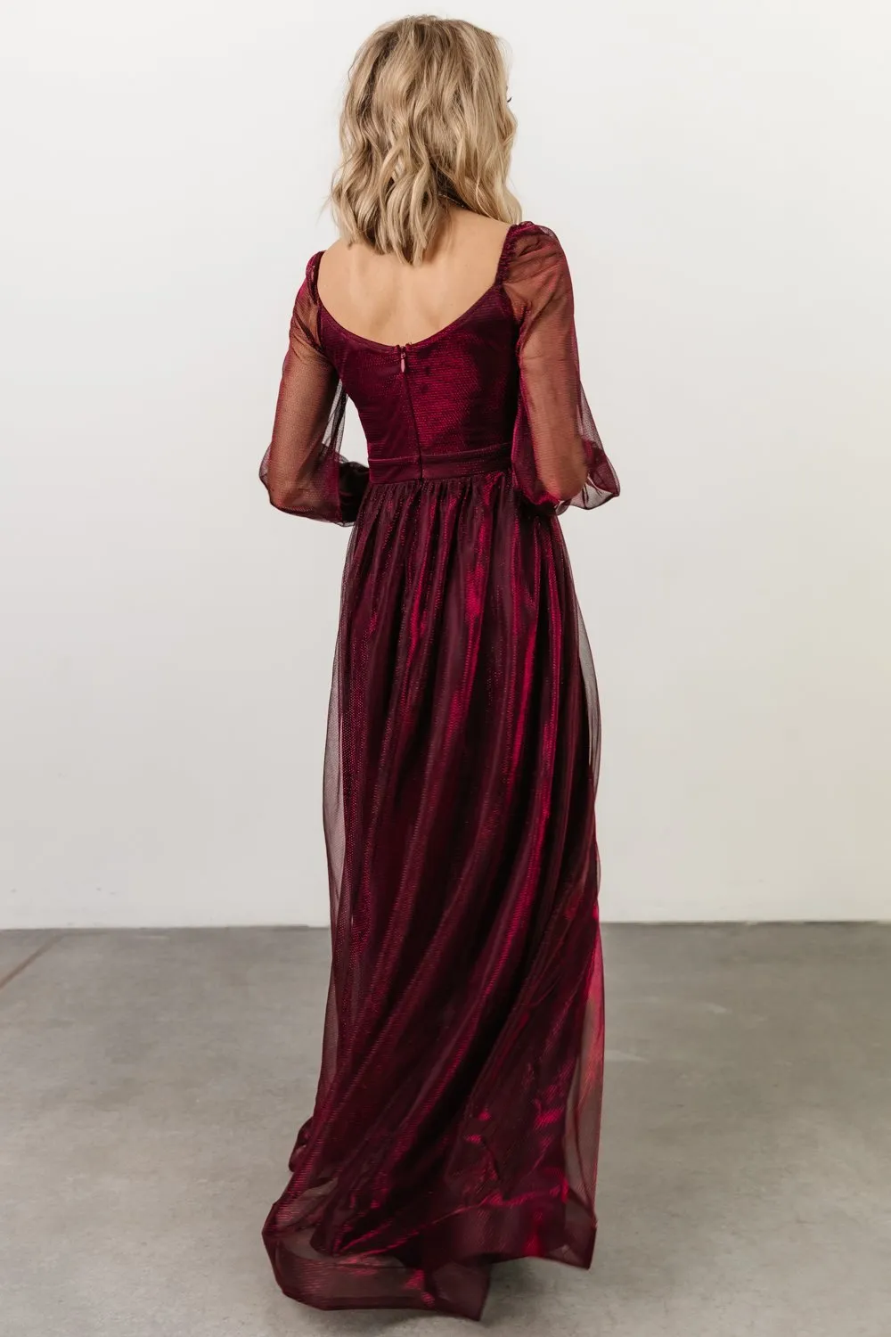 Octavia Shimmer Gown | Mulberry sold by Baltic Born product image thumbnail 4