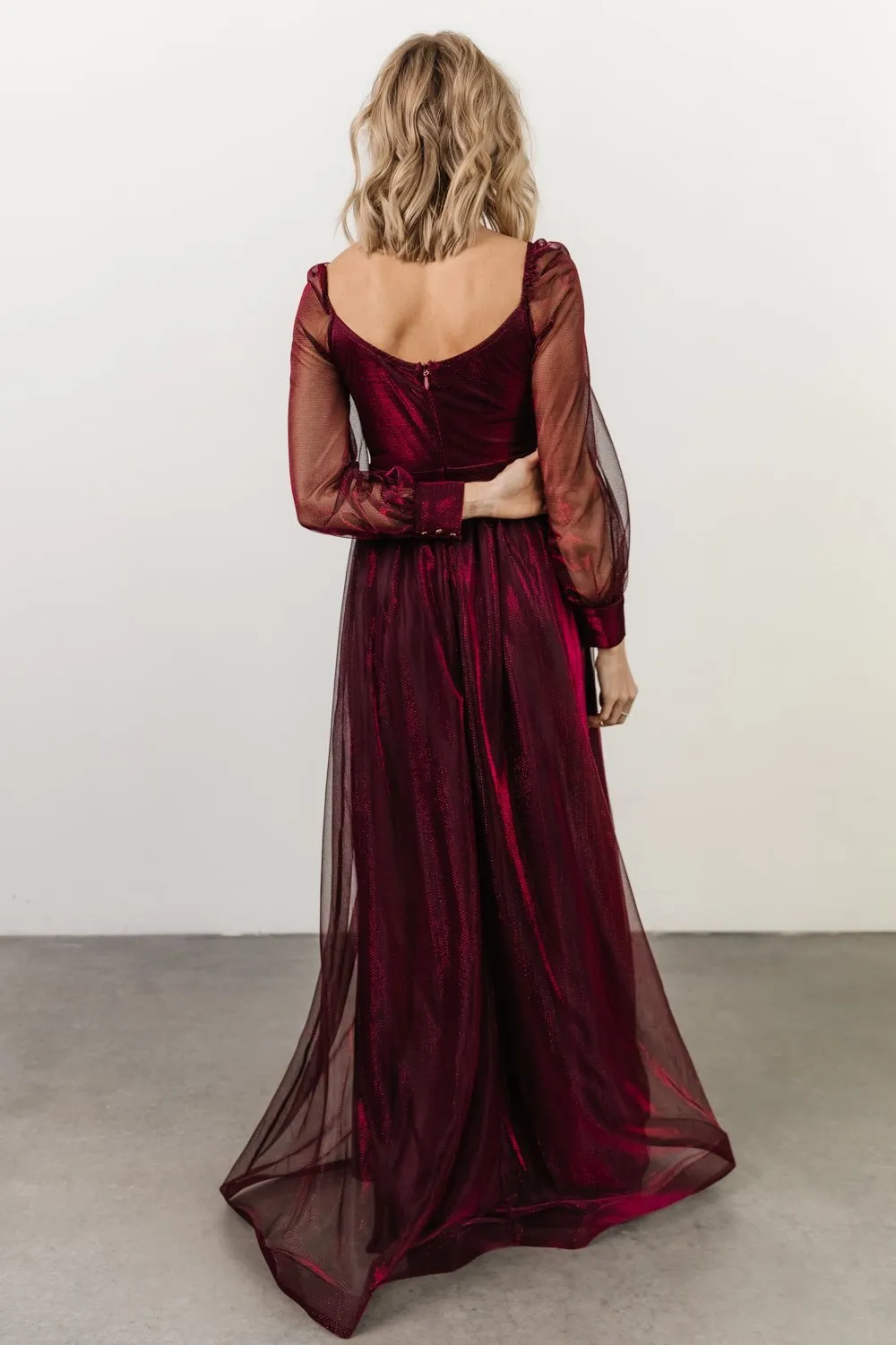 Octavia Shimmer Gown | Mulberry sold by Baltic Born product image thumbnail 3