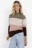 Porter Color Block Sweater | Olive Multi sold by Baltic Born