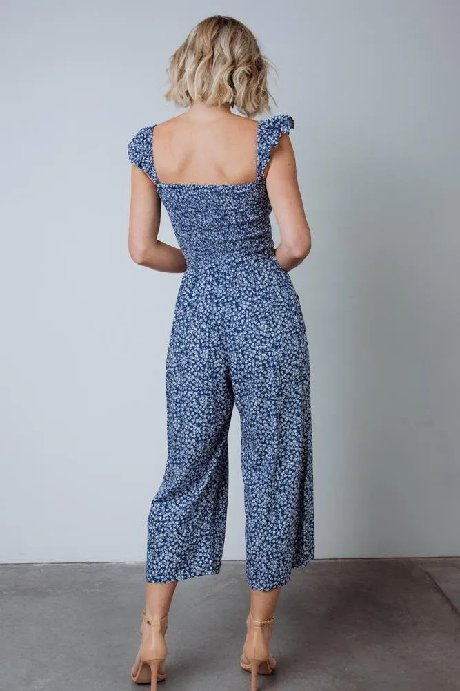 Hadley Smocked Jumpsuit | Navy sold by Baltic Born product image thumbnail 5