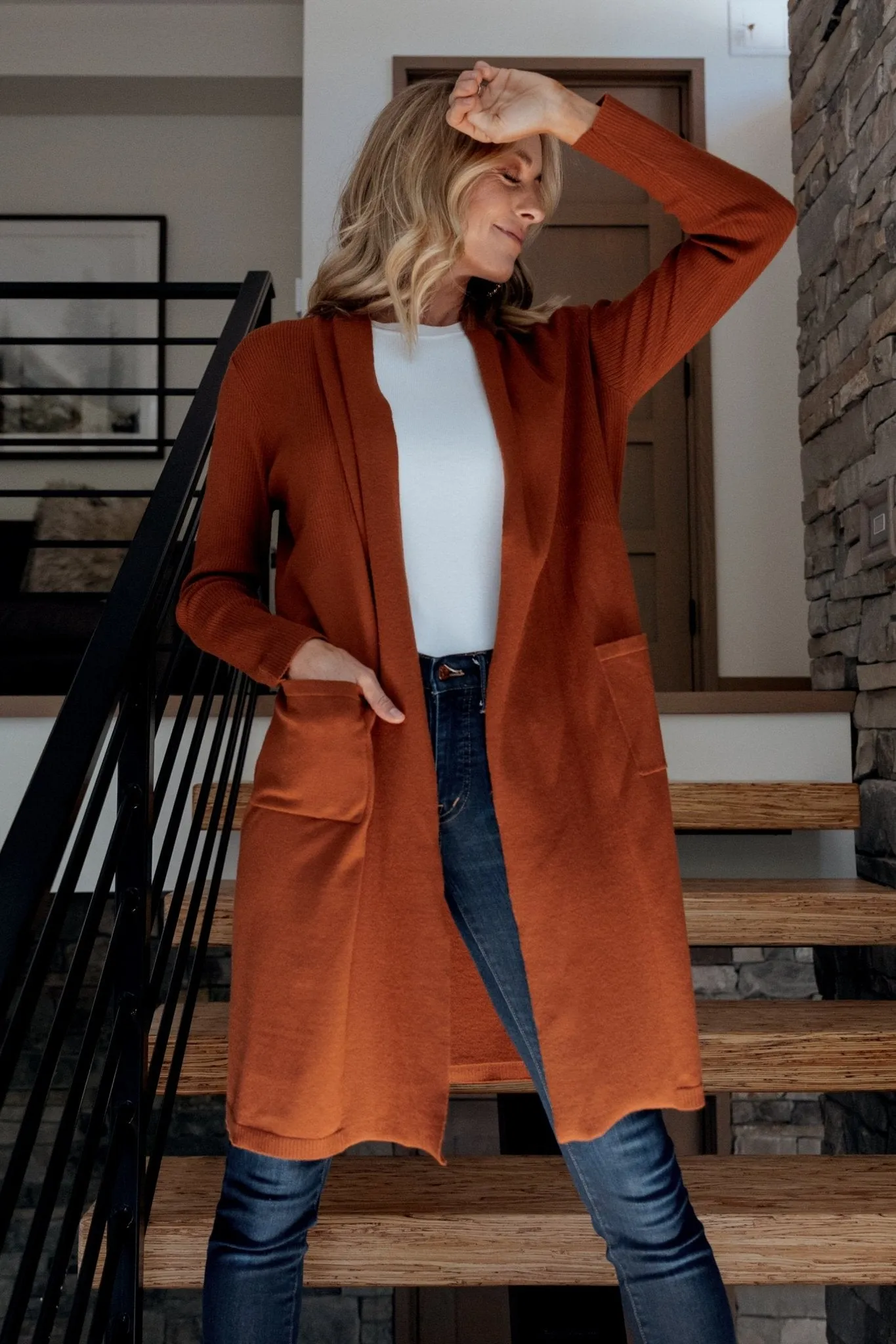 Central Park Cardigan | Rust sold by Baltic Born product image thumbnail 4