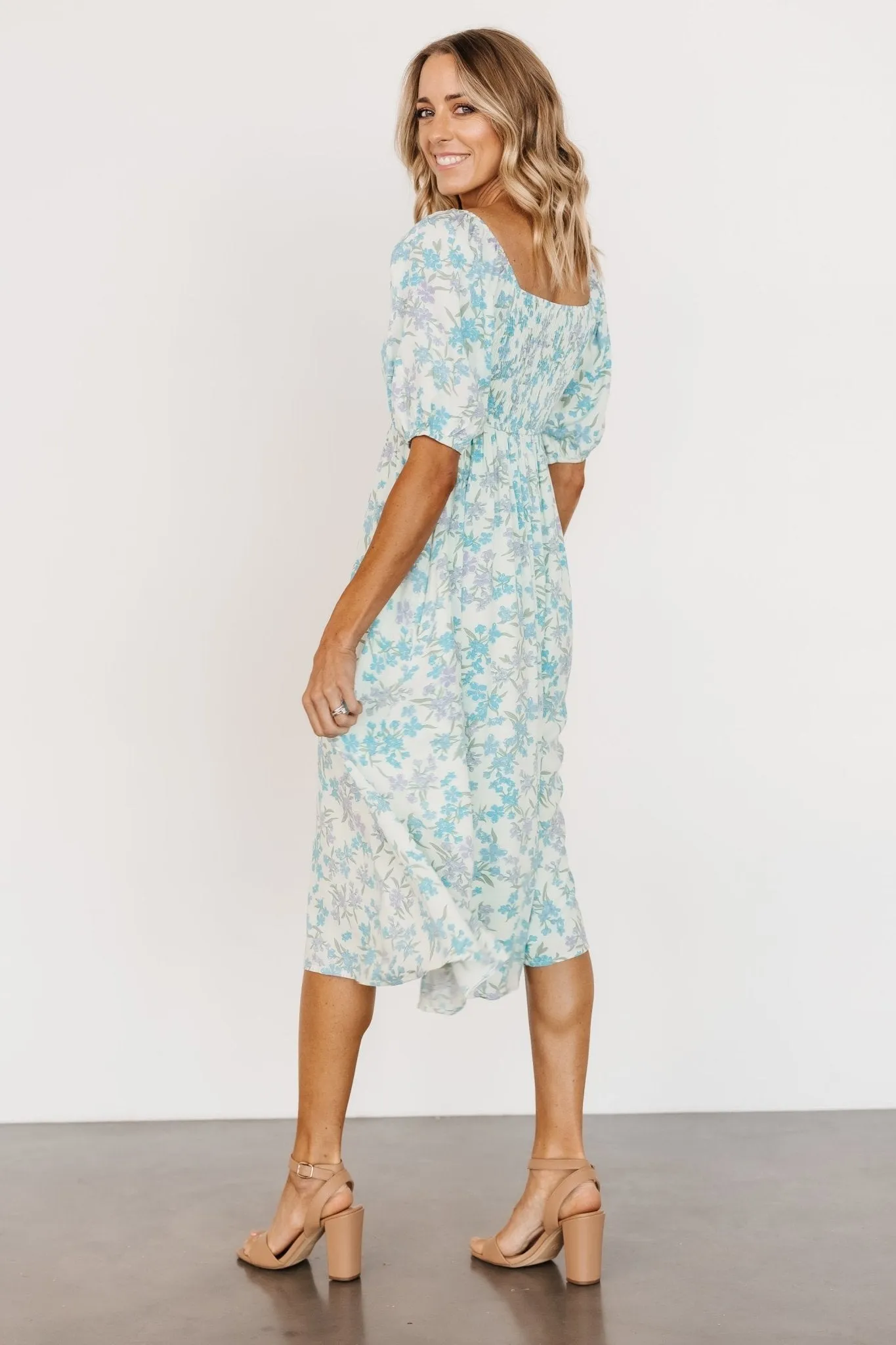 Stiles Midi Dress | Mint Multi sold by Baltic Born product image thumbnail 4