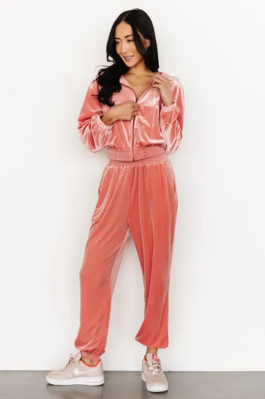Bewitched Velvet Jogger Pants | Pink sold by Baltic Born