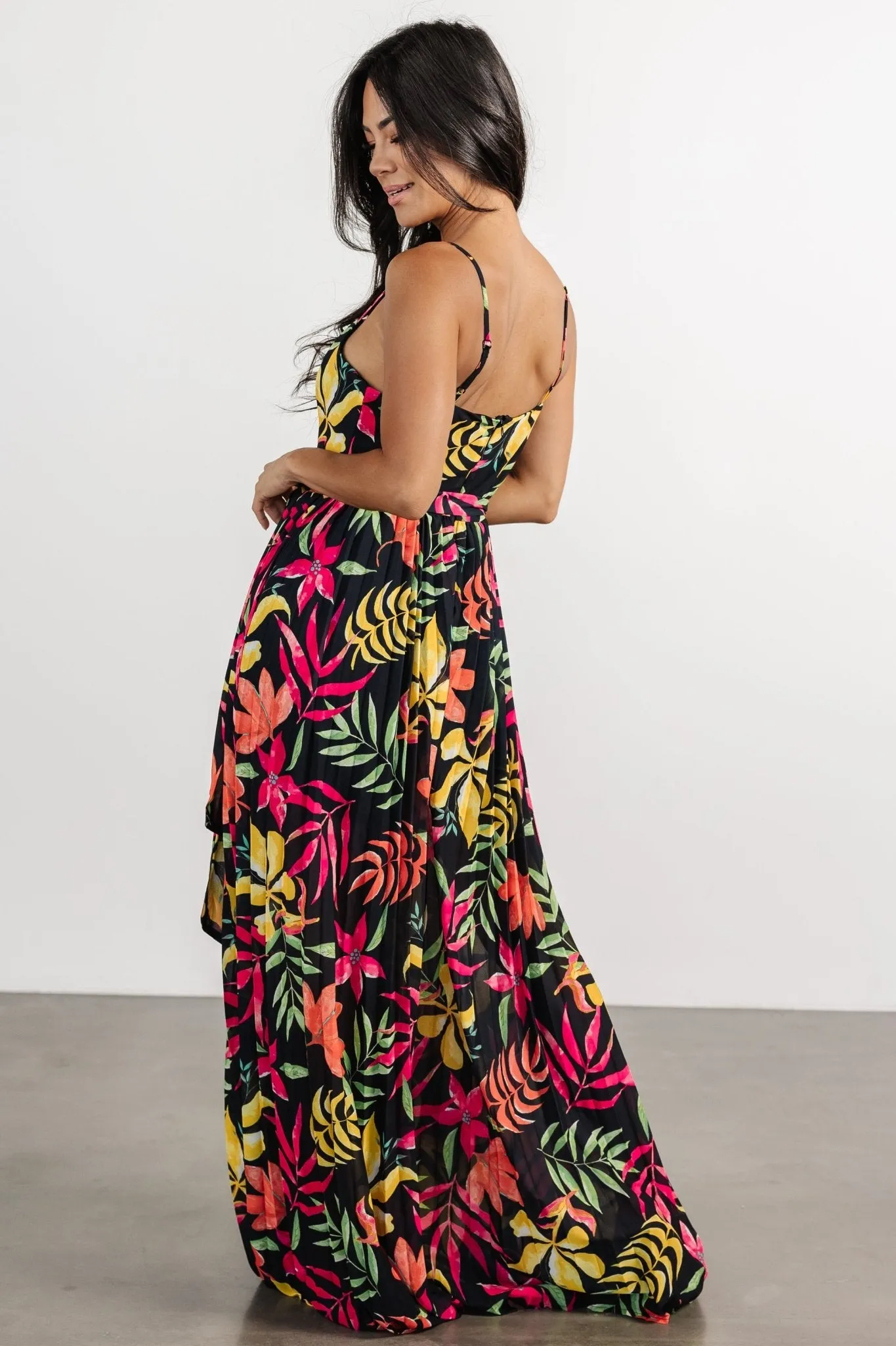 Fernanda Jumpsuit | Black Multi Print sold by Baltic Born product image thumbnail 3