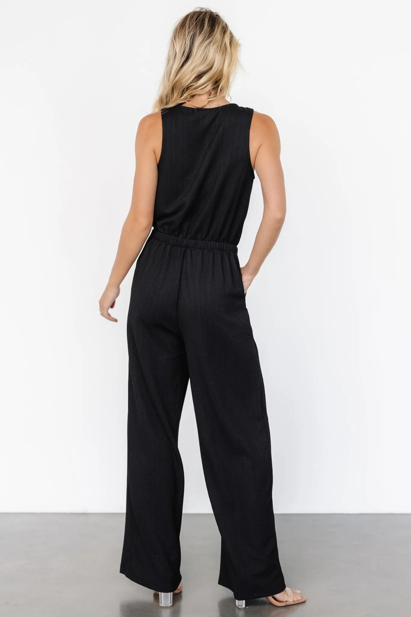 Ziva Tank Jumpsuit | Black sold by Baltic Born product image thumbnail 5