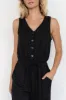 Ziva Tank Jumpsuit | Black sold by Baltic Born