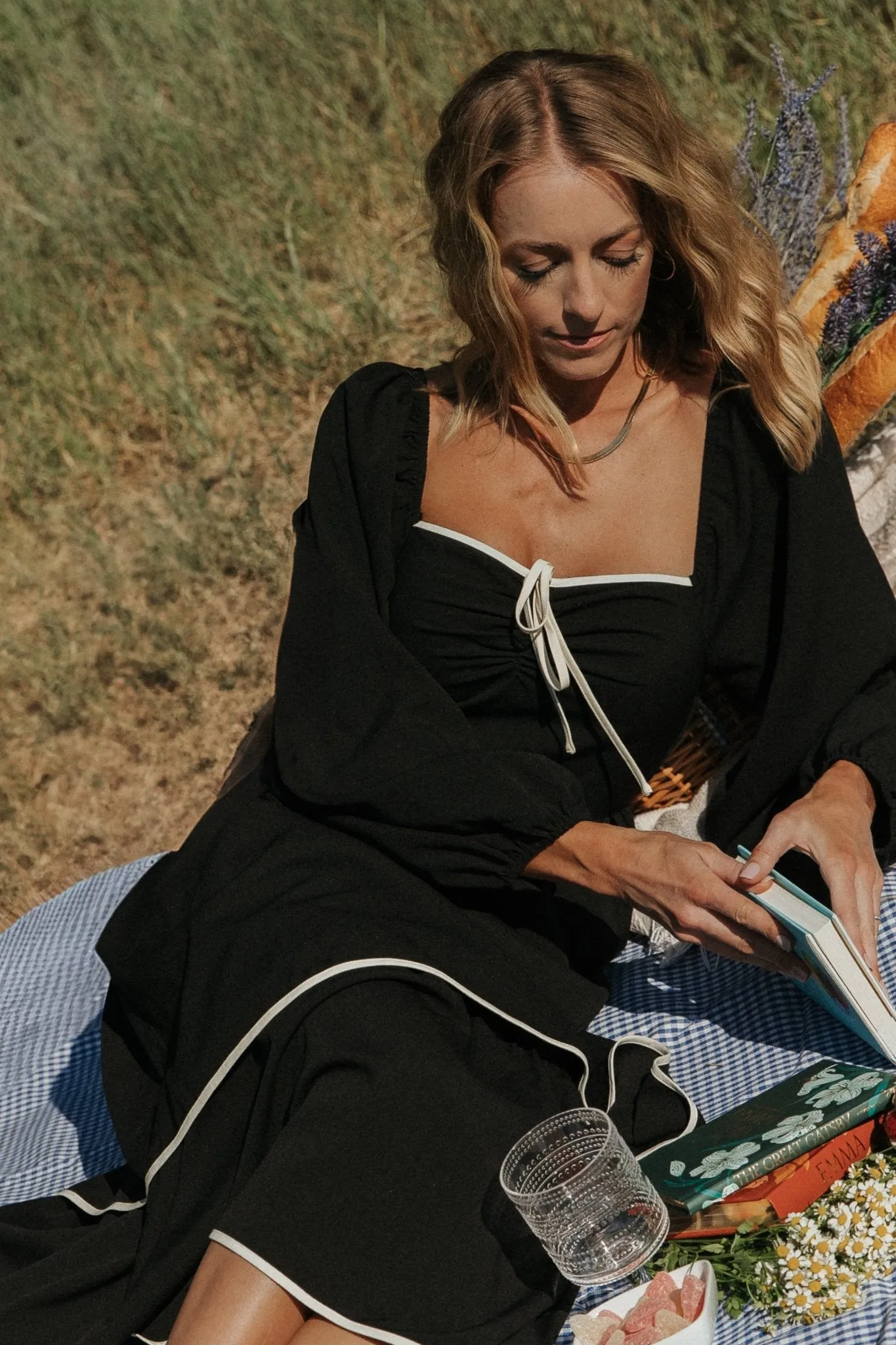 Barcelona Tiered Dress | Black sold by Baltic Born product image thumbnail 5