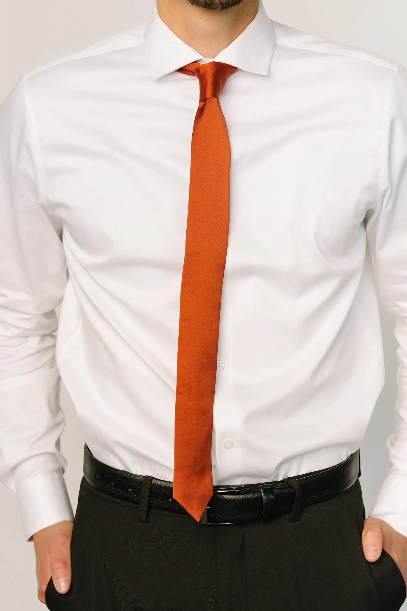 Classic Satin Tie | Spice sold by Baltic Born product image thumbnail 3