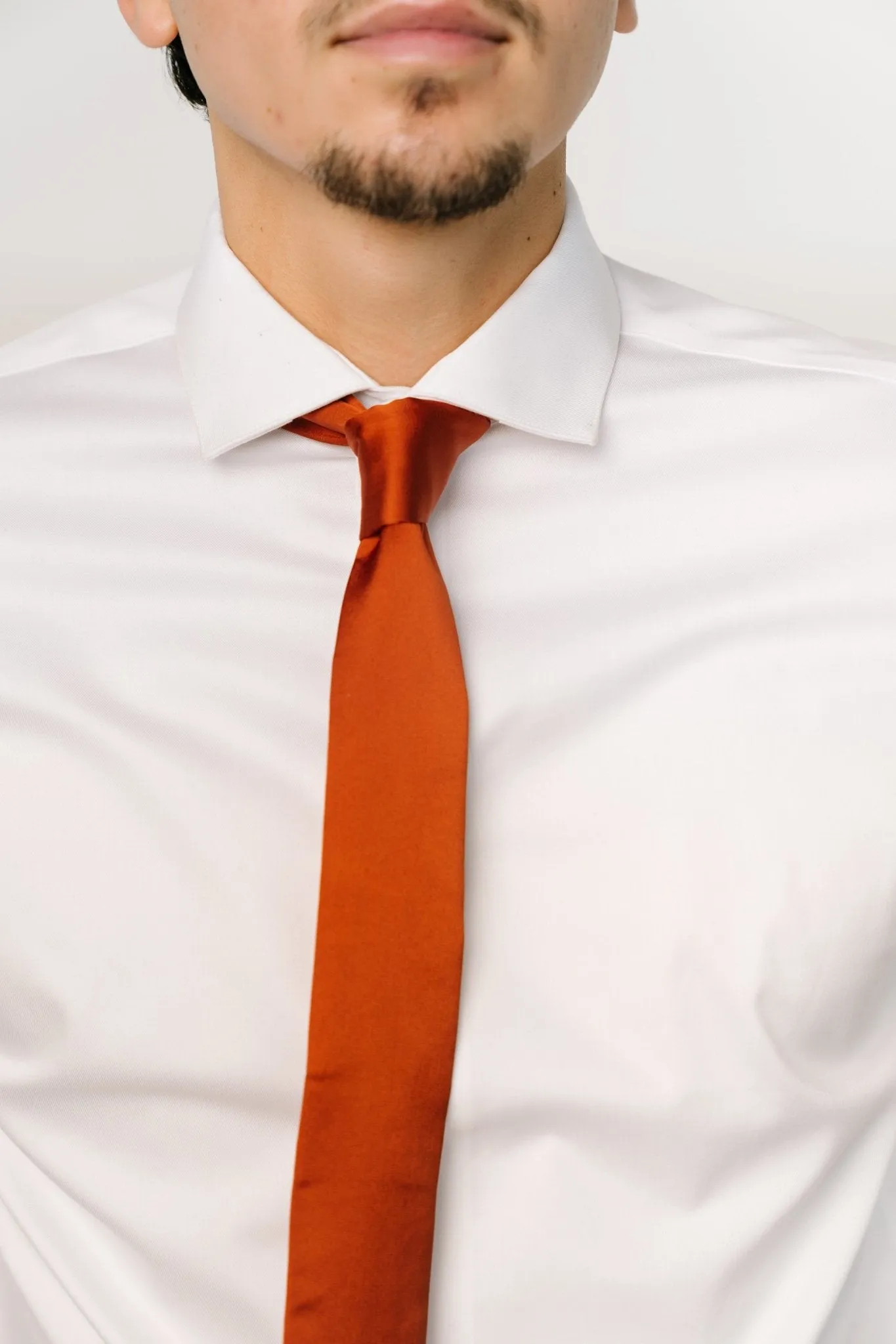 Classic Satin Tie | Spice sold by Baltic Born product image thumbnail 2