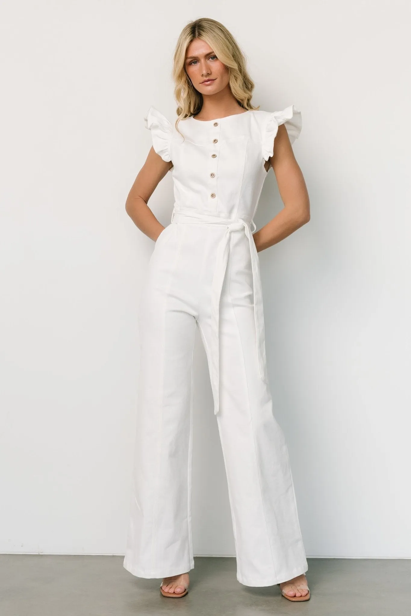 Ramy Jumpsuit | Off White sold by Baltic Born product image thumbnail 4