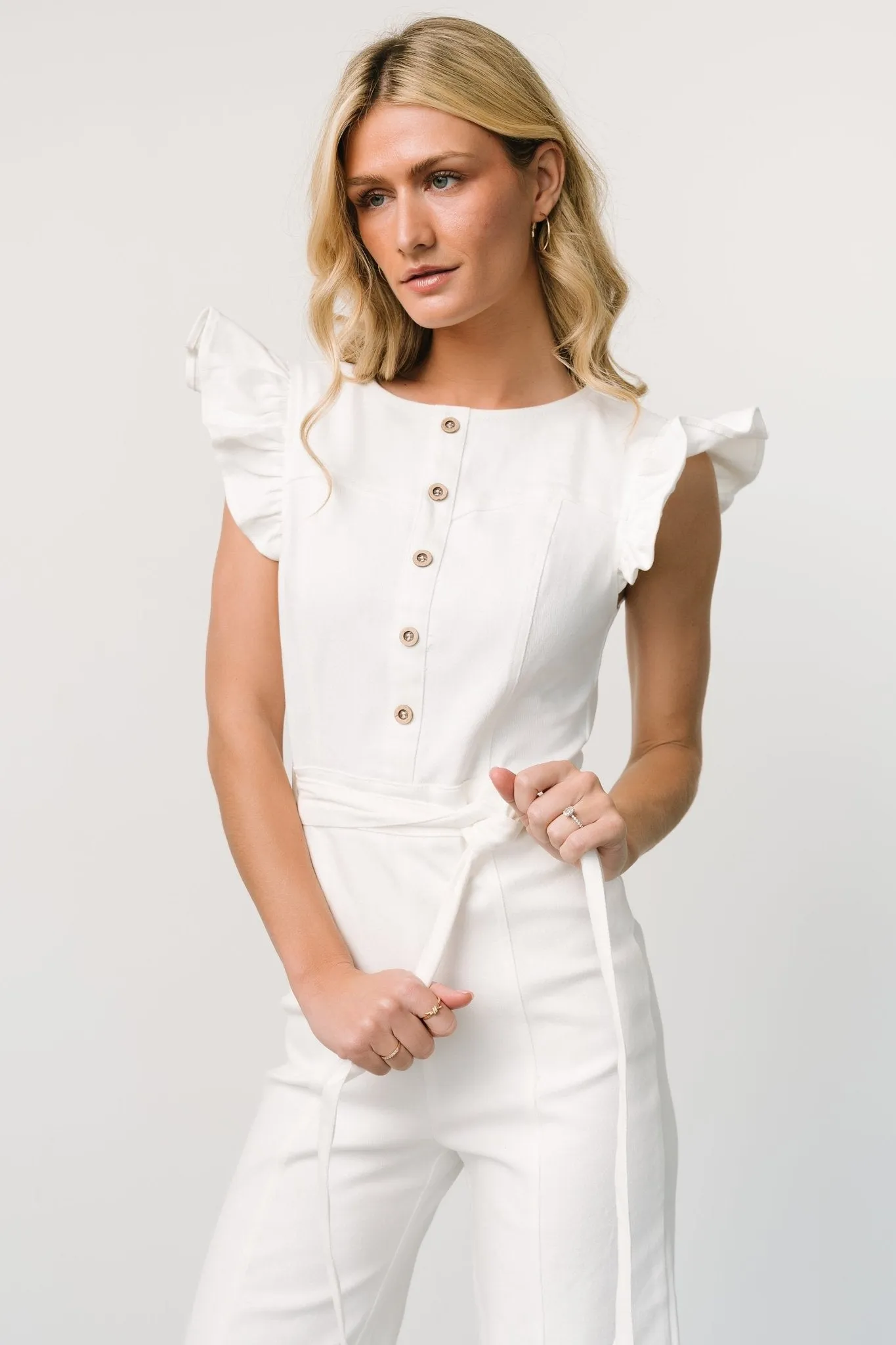 Ramy Jumpsuit | Off White sold by Baltic Born product image thumbnail 2