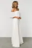 Diana Off Shoulder Maxi Dress | Off White sold by Baltic Born