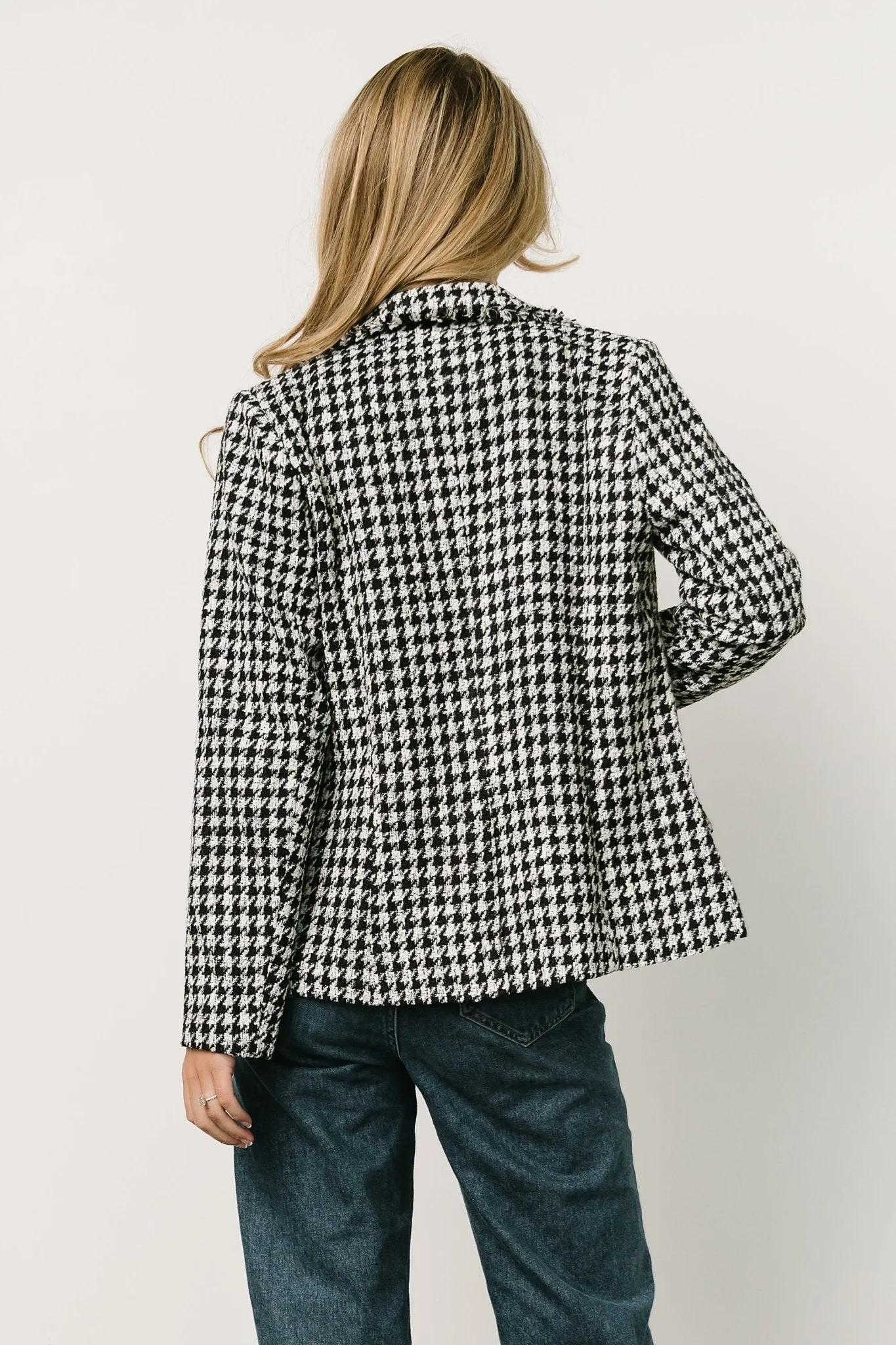 Ginerva Blazer | Black + Ivory sold by Baltic Born product image thumbnail 3