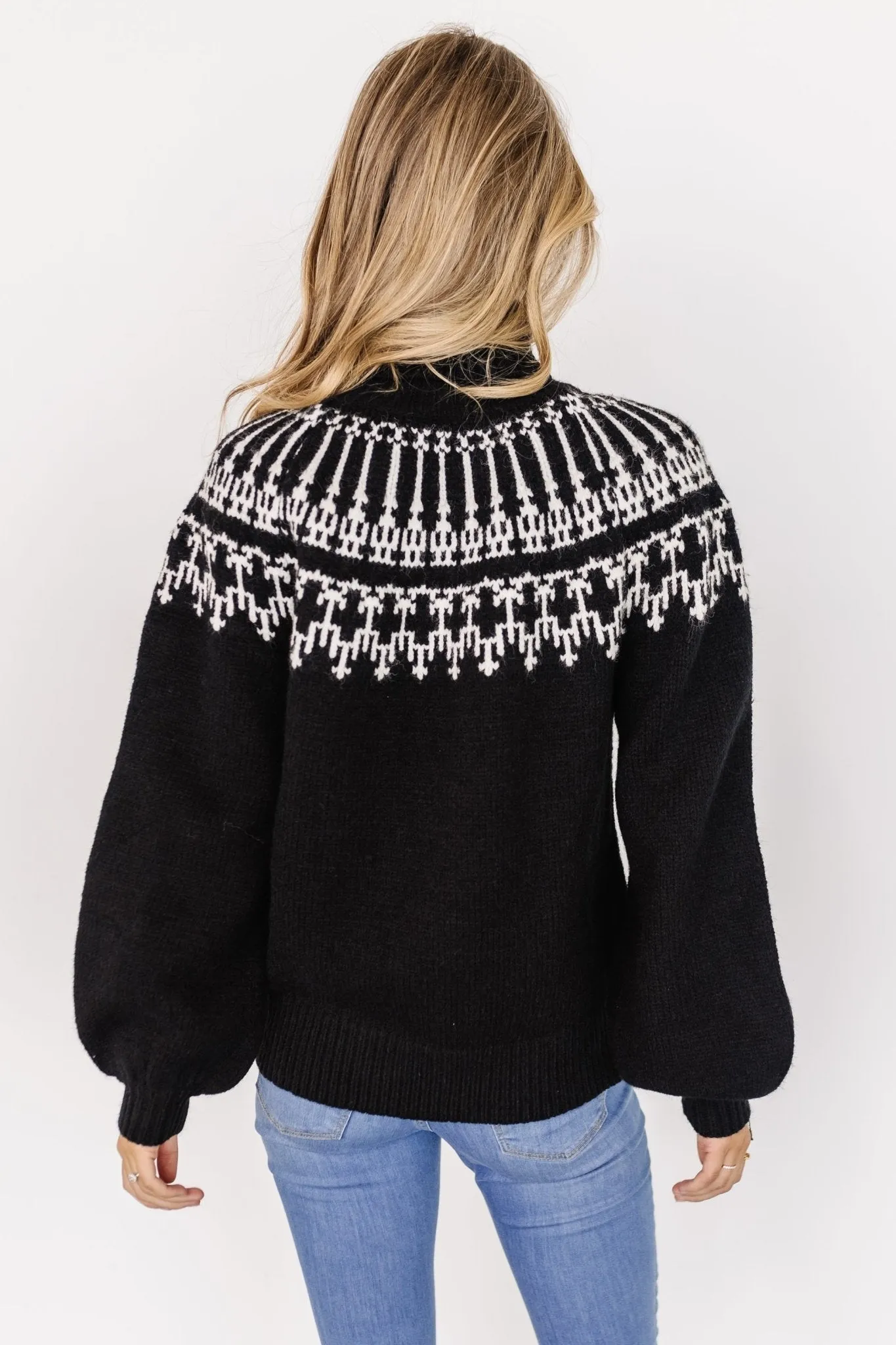 Evanston Turtleneck Sweater | Black sold by Baltic Born product image thumbnail 4