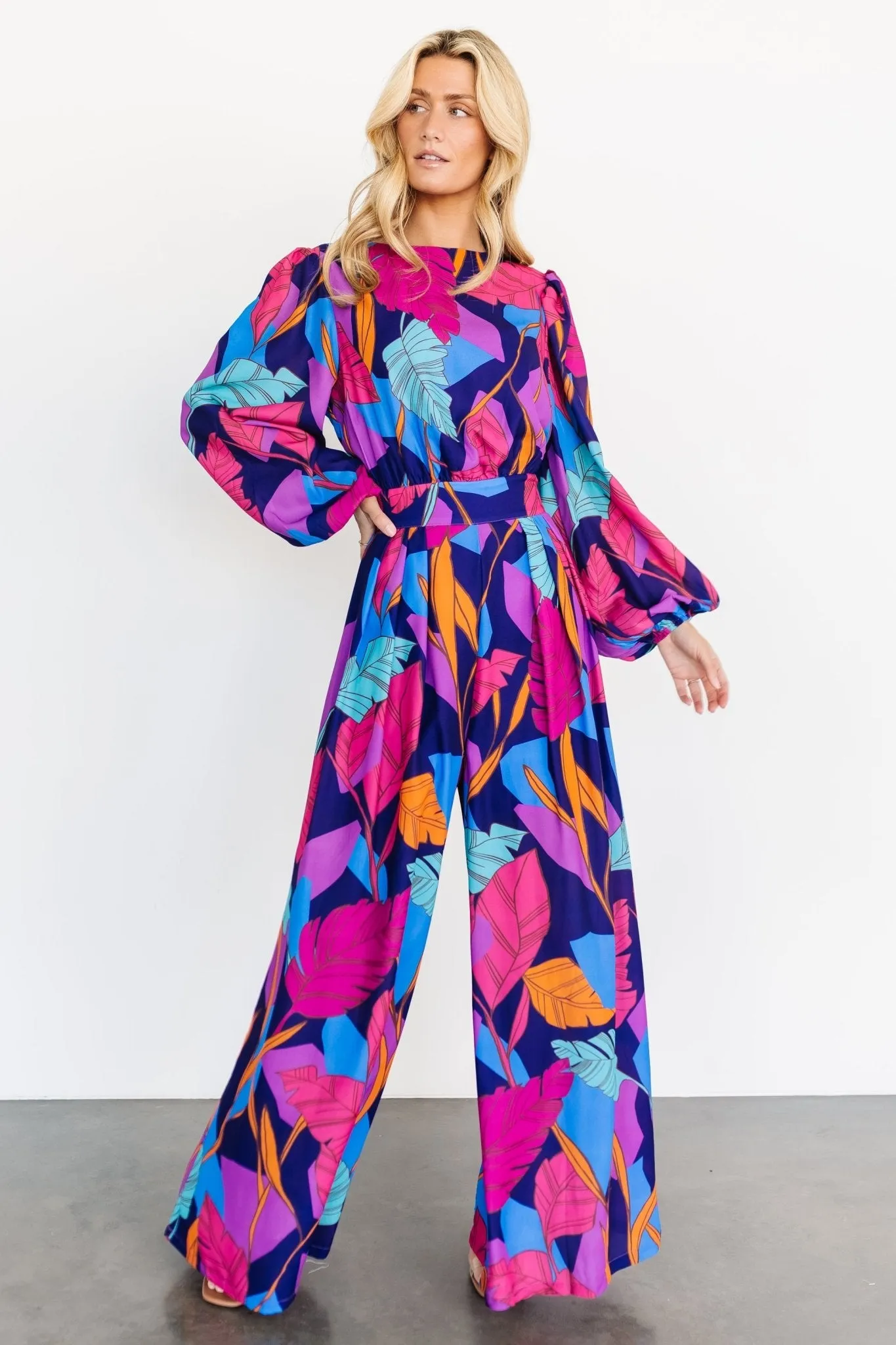Bacalar Wide Leg Jumpsuit | Multi sold by Baltic Born