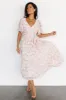 Iris Midi Dress | Blush Floral sold by Baltic Born