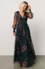 Layla Tulle Maxi Dress | Copper + Blue Metallic sold by Baltic Born