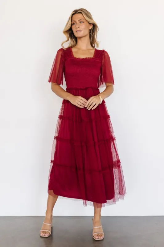 Bexley Tulle Dress | Wine sold by Baltic Born