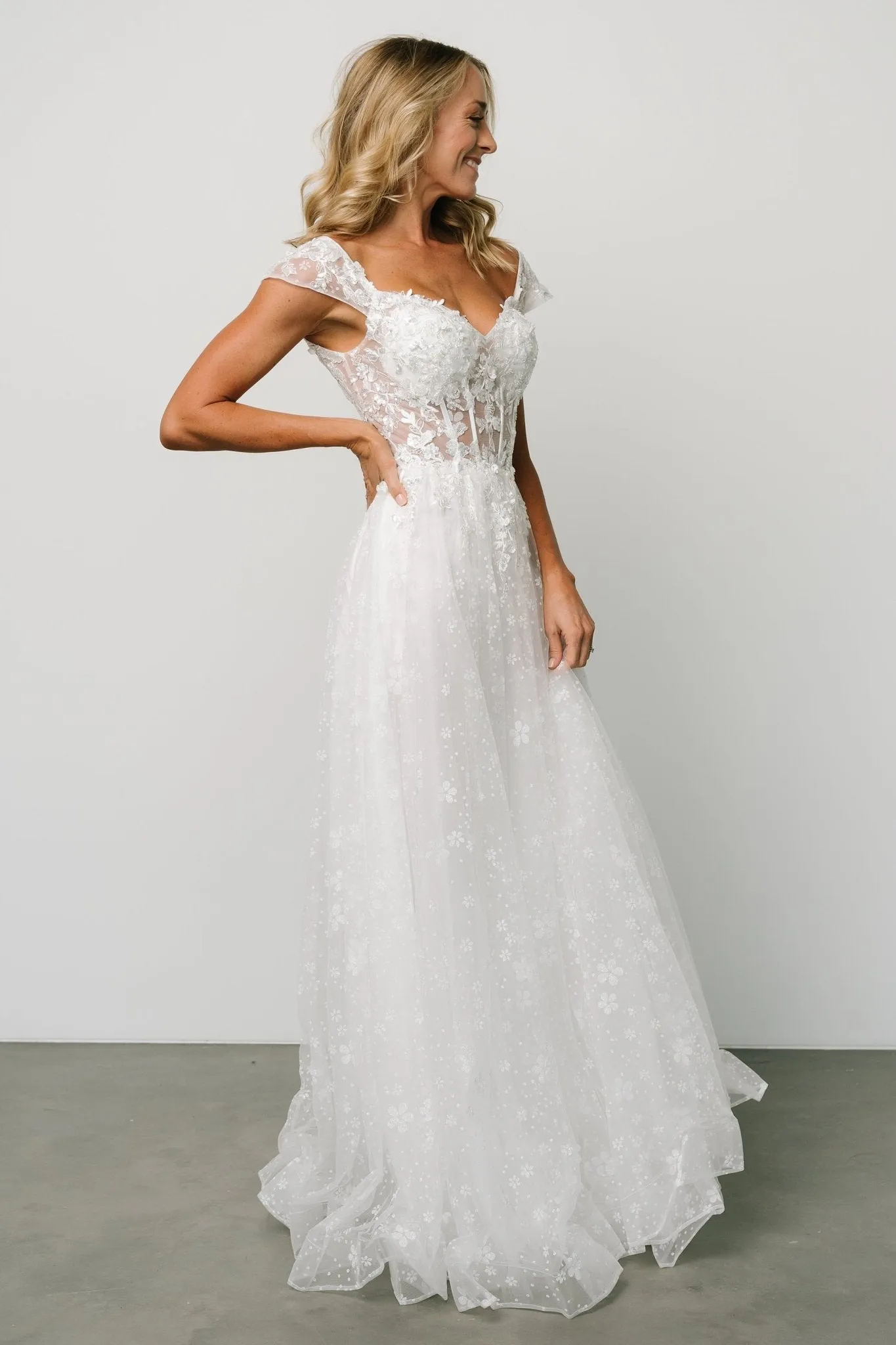 Romance Bridal Gown | White sold by Baltic Born product image thumbnail 2