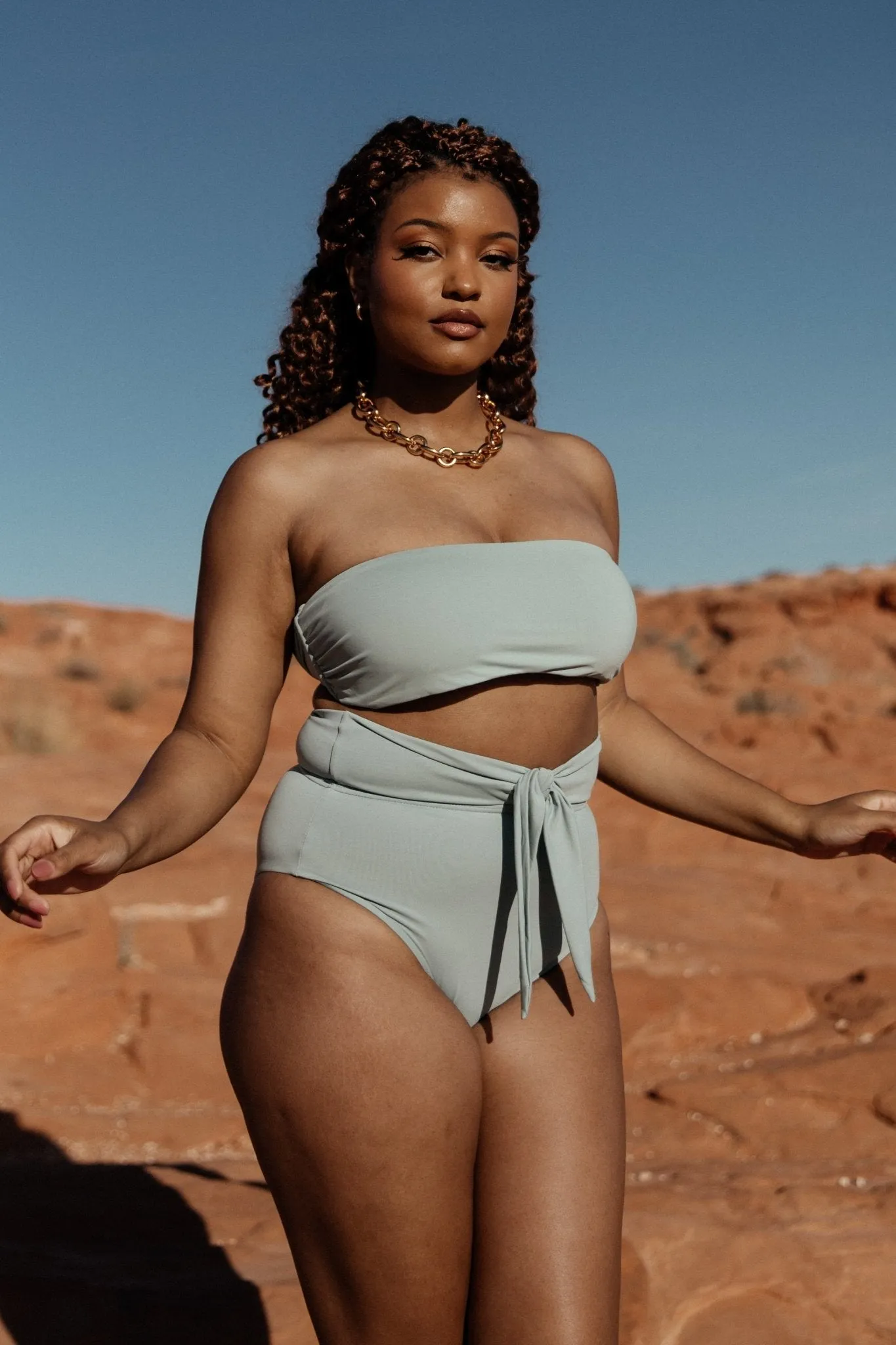 Milos Bikini Top | Sage sold by Baltic Born product image thumbnail 2