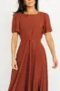 Naomi Short Sleeve Maxi Dress | Cinnamon sold by Baltic Born