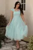 Mindi Tulle Midi Dress | Sea Blue sold by Baltic Born