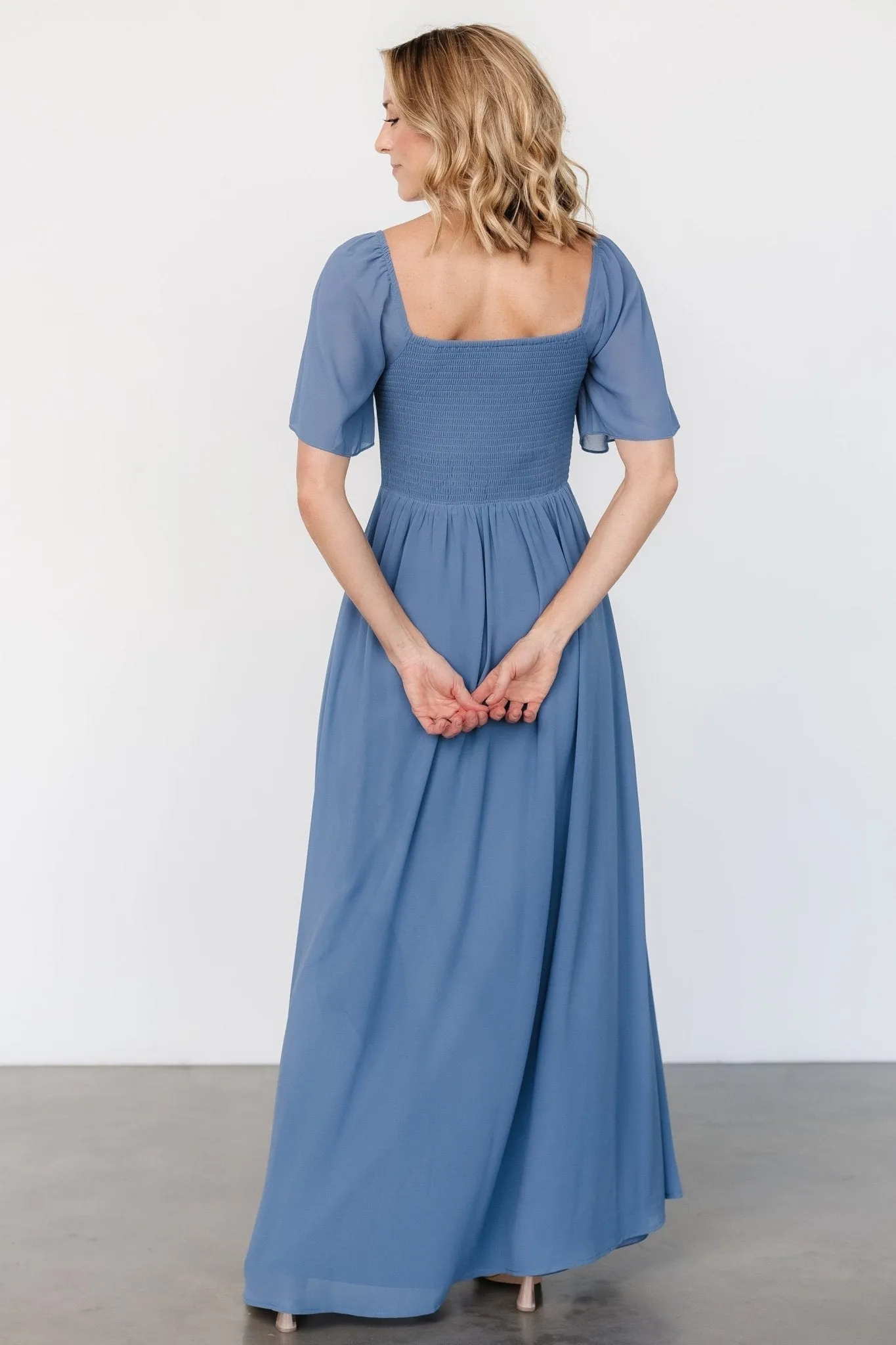 Sierra Sweetheart Maxi Dress | Whisper Blue sold by Baltic Born product image thumbnail 5