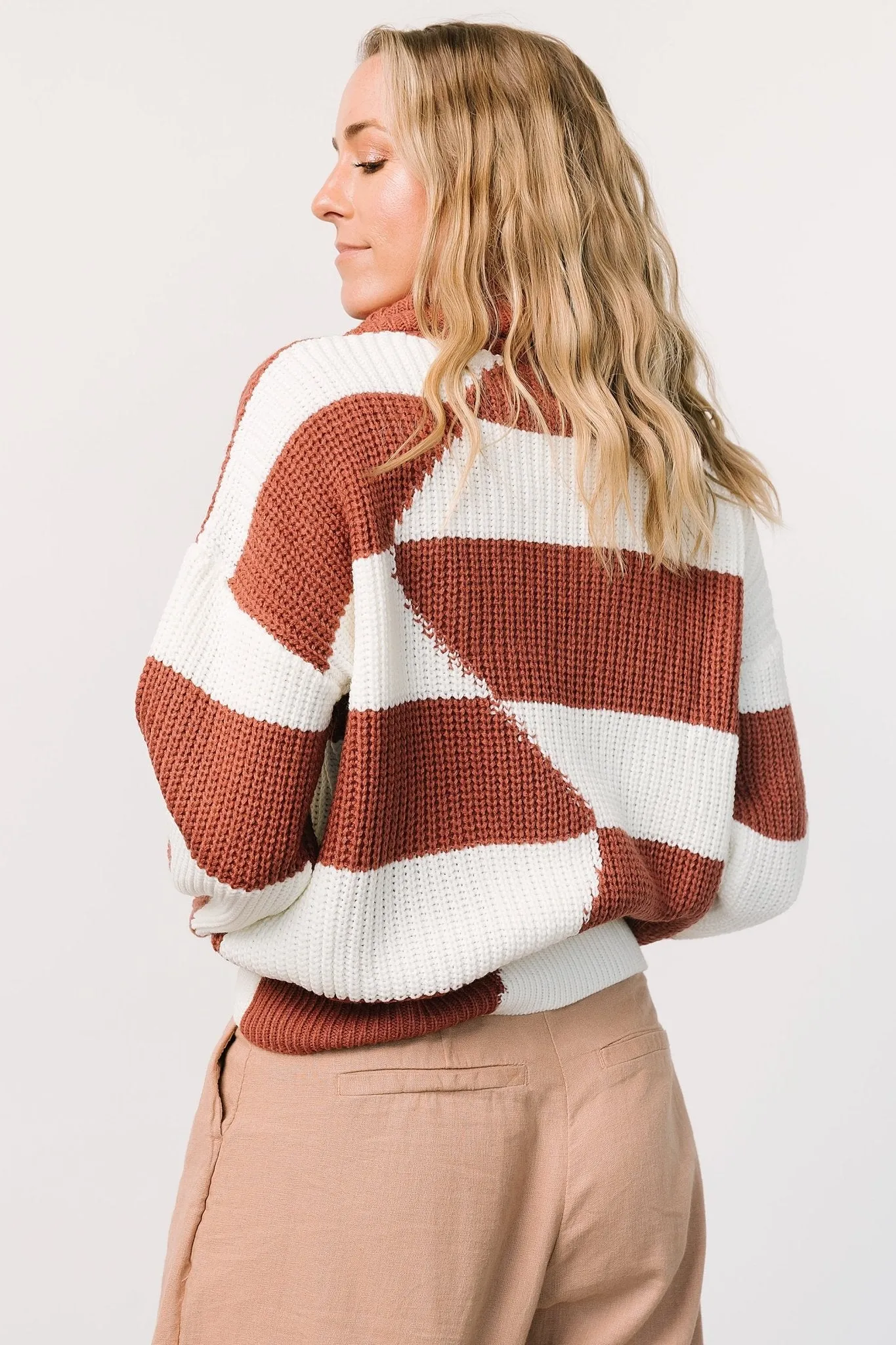 Vermont Sweater | Brick + Ivory sold by Baltic Born product image thumbnail 4
