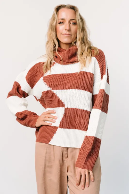 Vermont Sweater | Brick + Ivory made by Hem & Thread