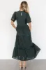 Loveland Geo Lace Maxi Dress | Dark Green sold by Baltic Born