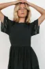 Loveland Geo Lace Maxi Dress | Dark Green sold by Baltic Born