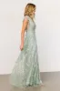 Arlene Shimmer Gown | Sage sold by Baltic Born