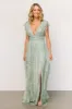 Arlene Shimmer Gown | Sage sold by Baltic Born