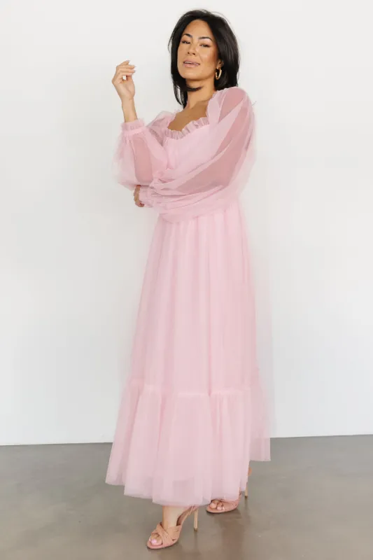 Cleobelle Maxi Dress | Rosy Pink sold by Baltic Born