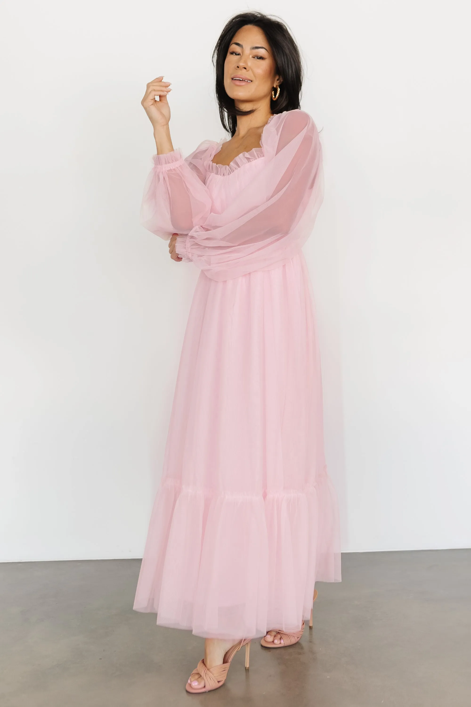 Cleobelle Maxi Dress | Rosy Pink sold by Baltic Born