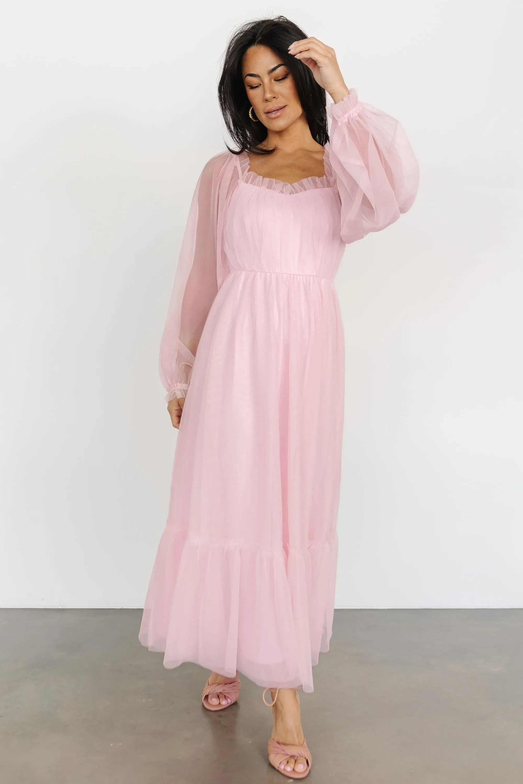 Cleobelle Maxi Dress | Rosy Pink sold by Baltic Born product image thumbnail 3