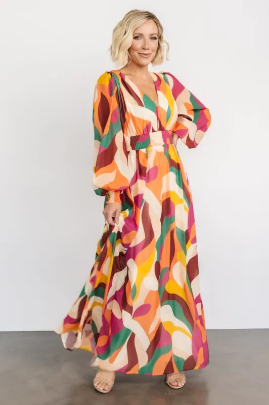 Lawson Maxi Dress | Green Multi sold by Baltic Born