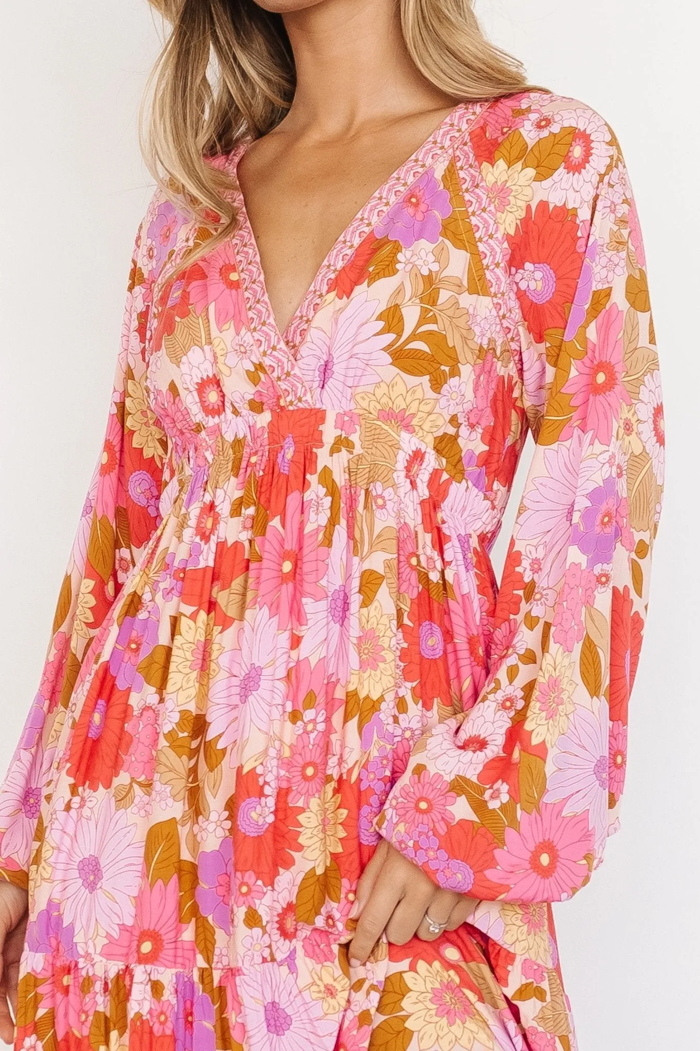Malena Maxi Dress | Pink Multi sold by Baltic Born product image thumbnail 2