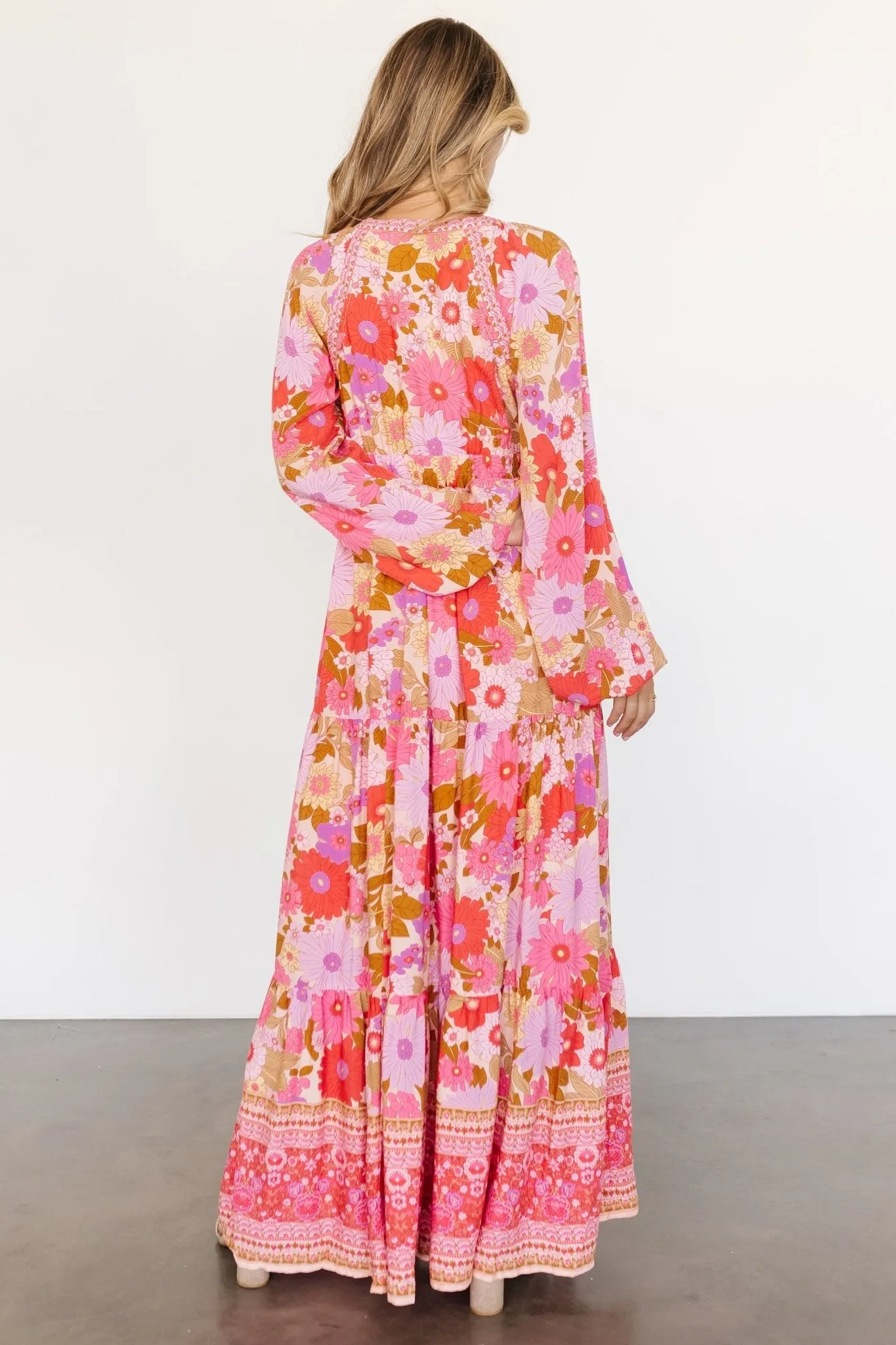 Malena Maxi Dress | Pink Multi sold by Baltic Born product image thumbnail 3