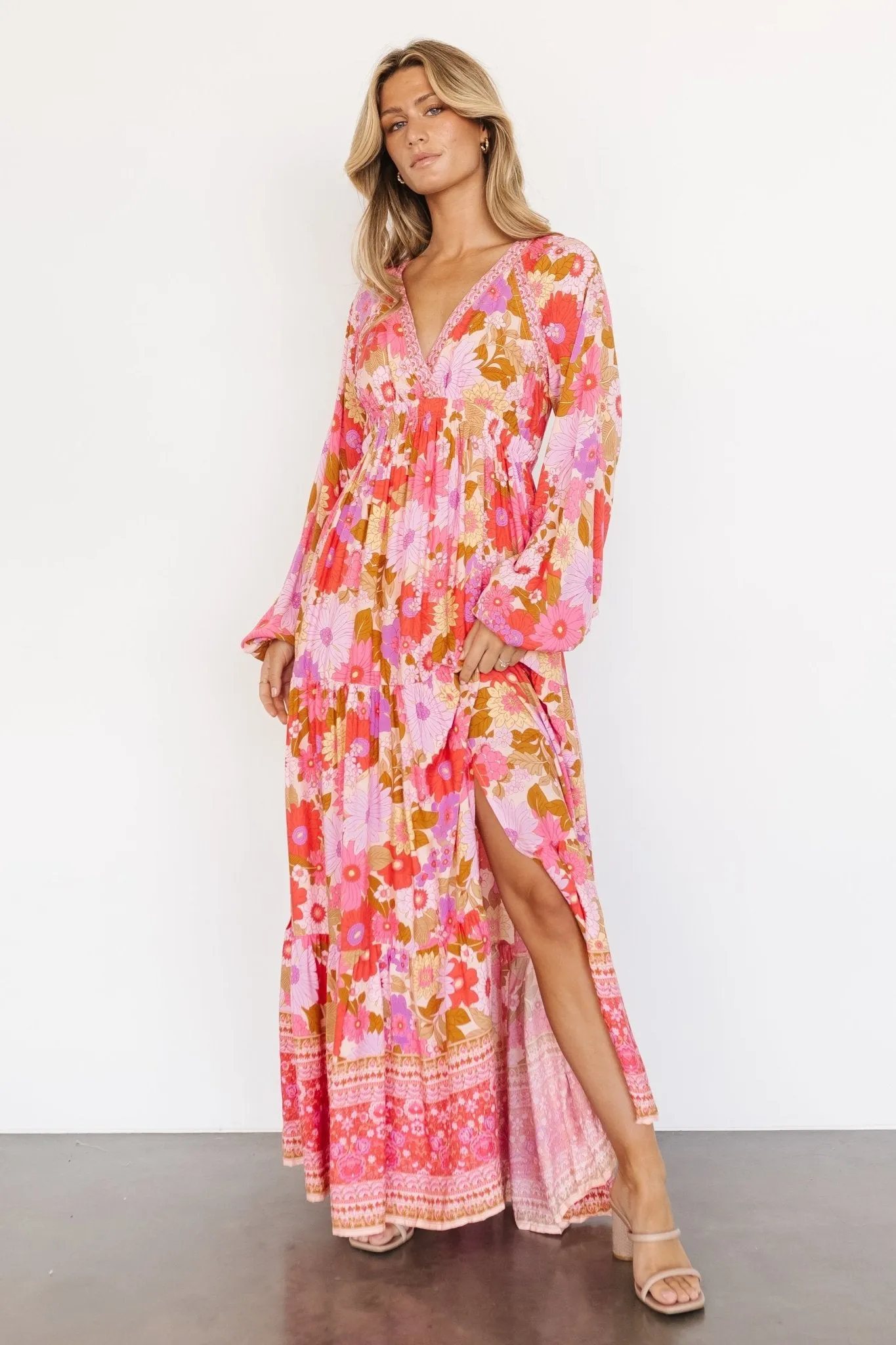 Malena Maxi Dress | Pink Multi sold by Baltic Born