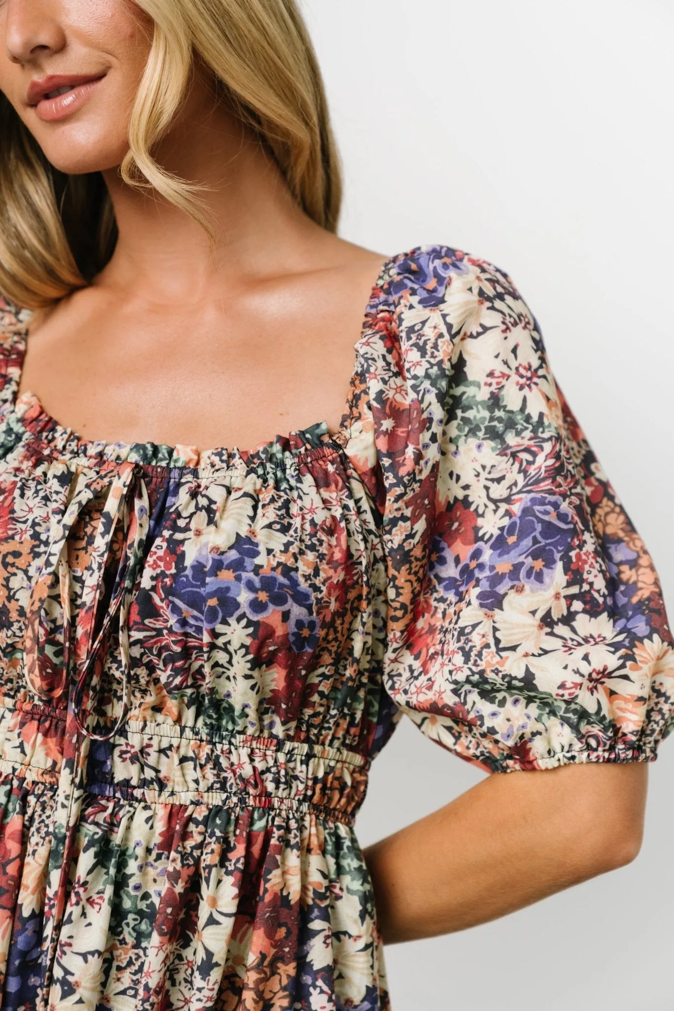 Eden Midi Dress | Black Multi Print sold by Baltic Born product image thumbnail 2