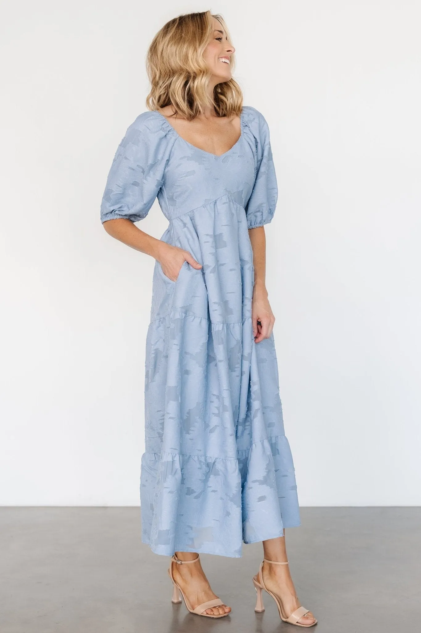 Hayward Dress | Dusty Blue sold by Baltic Born product image thumbnail 3