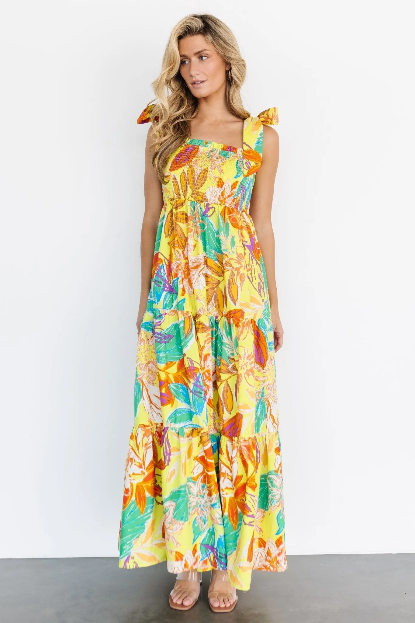 Lolita Maxi Dress | Yellow Multi sold by Baltic Born product image thumbnail 5