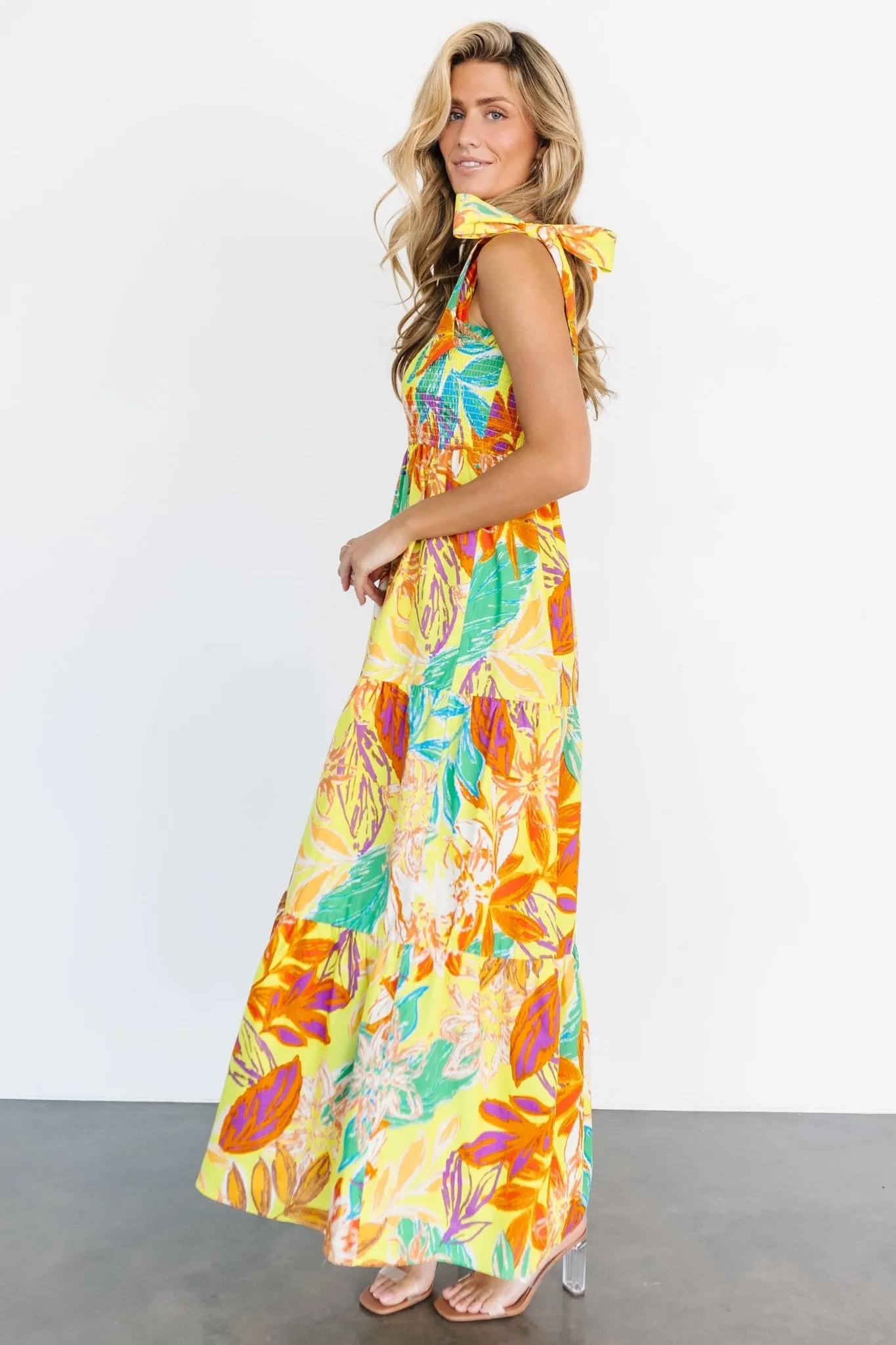 Lolita Maxi Dress | Yellow Multi sold by Baltic Born product image thumbnail 3