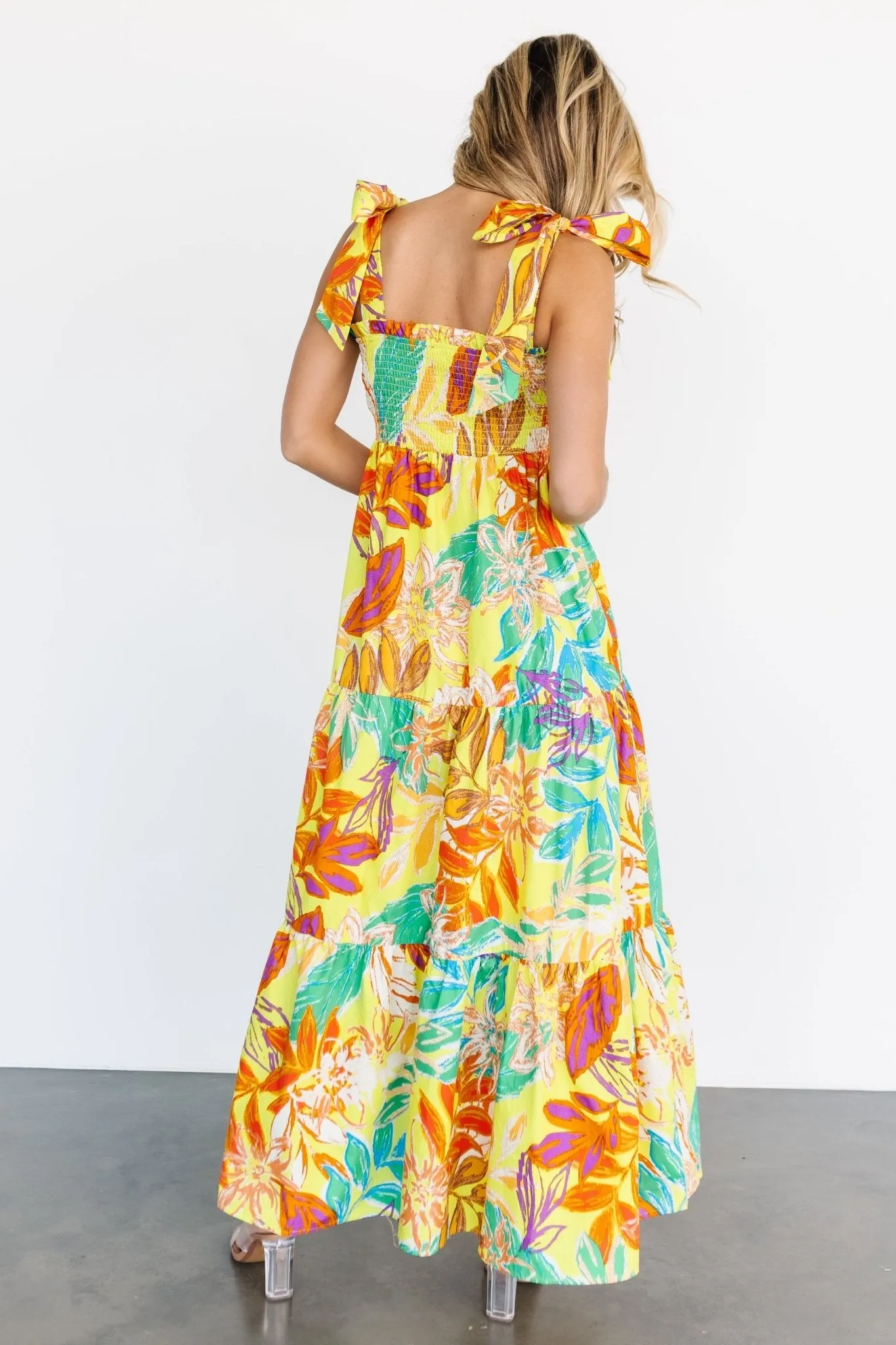 Lolita Maxi Dress | Yellow Multi sold by Baltic Born product image thumbnail 4