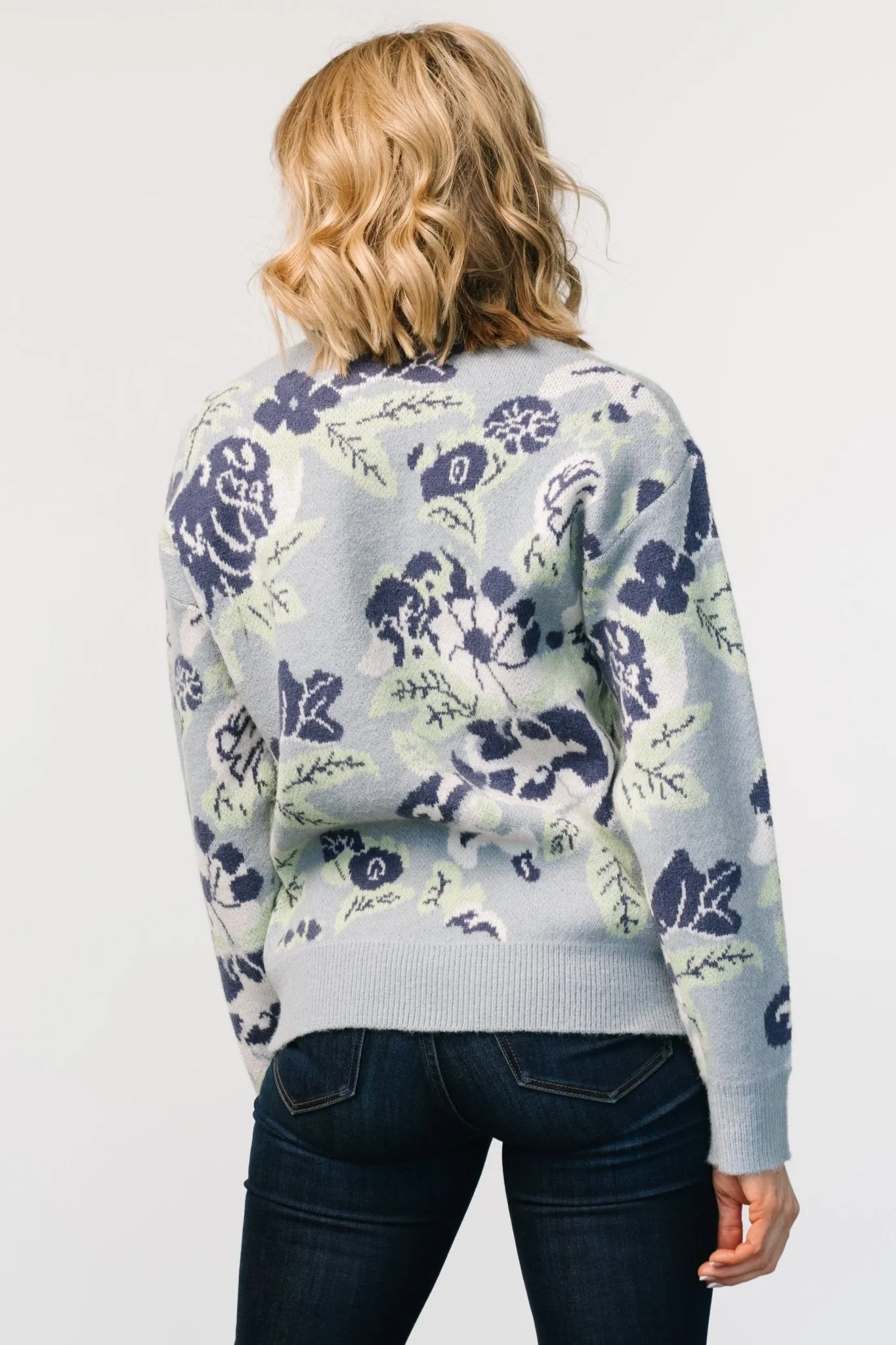 Munich Sweater | Light Blue Multi sold by Baltic Born product image thumbnail 5