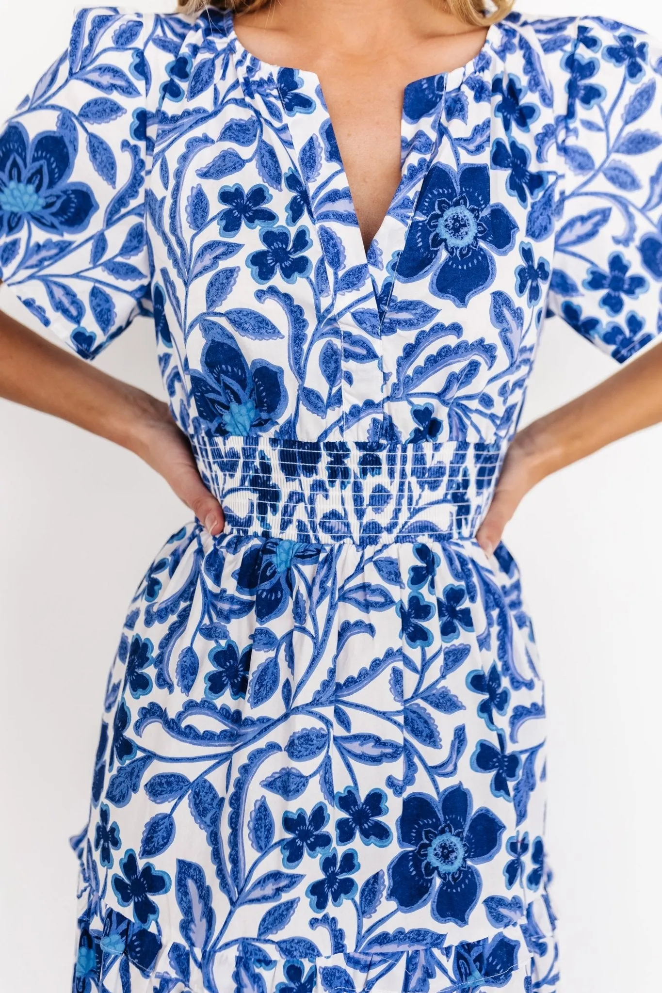Kiana Poplin Maxi Dress | Blue Multi sold by Baltic Born product image thumbnail 2