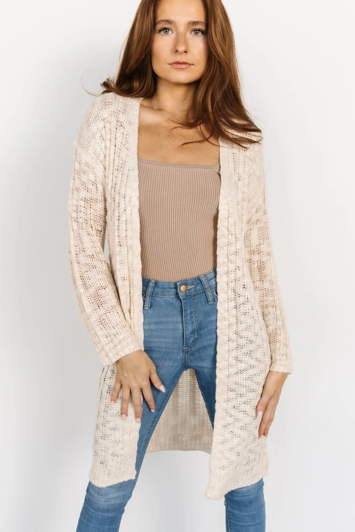 Devman Knit Cardigan | Cream sold by Baltic Born product image thumbnail 3