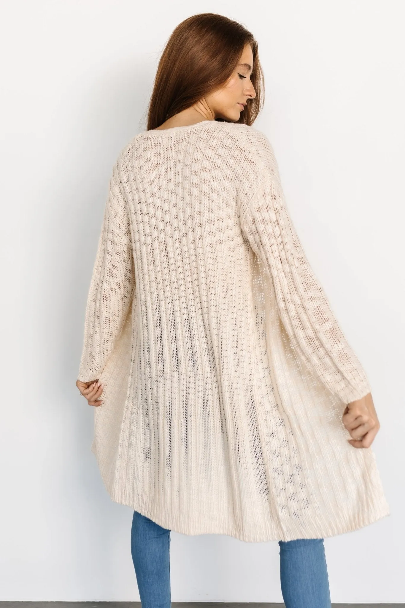 Devman Knit Cardigan | Cream sold by Baltic Born product image thumbnail 2