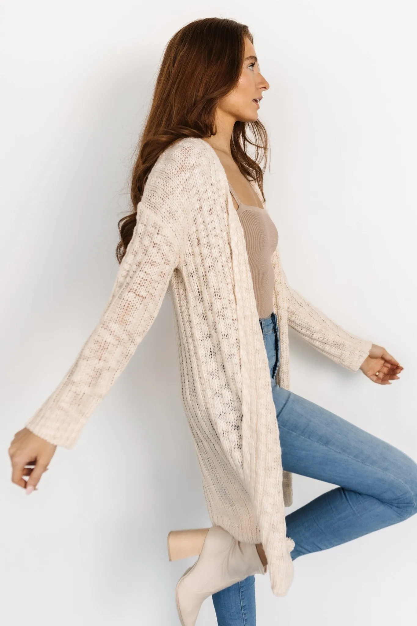 Devman Knit Cardigan | Cream sold by Baltic Born